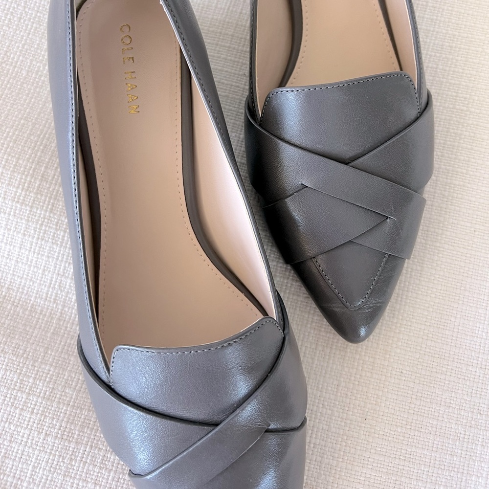 Cole Haan Grey Loafer Flat